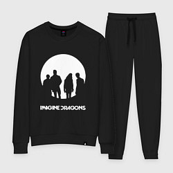 Костюм хлопковый женский Imagine Dragons, цвет: черный