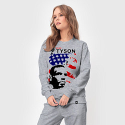 Костюм хлопковый женский Mike Tyson: USA Boxing, цвет: меланж — фото 2