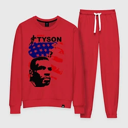 Костюм хлопковый женский Mike Tyson: USA Boxing, цвет: красный