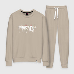 Костюм хлопковый женский Pharaoh / Coldsiemens, цвет: миндальный