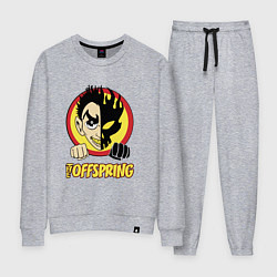 Костюм хлопковый женский The Offspring Boy, цвет: меланж