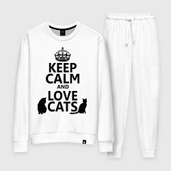 Женский костюм Keep Calm & Love Cats