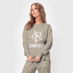 Костюм хлопковый женский Amatory Style, цвет: миндальный — фото 2