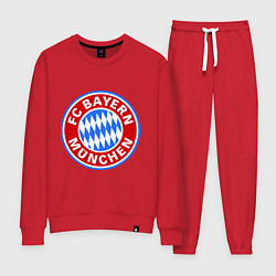 Костюм хлопковый женский Bayern Munchen FC, цвет: красный