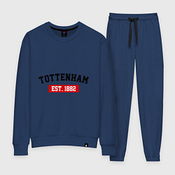 Костюм хлопковый женский FC Tottenham Est. 1882, цвет: тёмно-синий