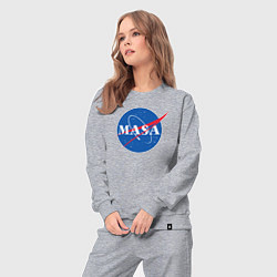 Костюм хлопковый женский NASA: Masa, цвет: меланж — фото 2