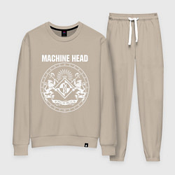 Костюм хлопковый женский Machine Head MCMXCII, цвет: миндальный