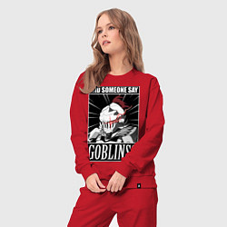 Костюм хлопковый женский Убийца гоблинов 9, цвет: красный — фото 2