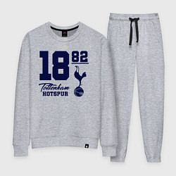 Костюм хлопковый женский FC Tottenham 1882, цвет: меланж