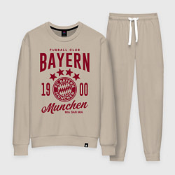 Костюм хлопковый женский Bayern Munchen 1900, цвет: миндальный