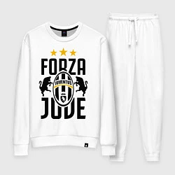 Костюм хлопковый женский Forza Juve, цвет: белый