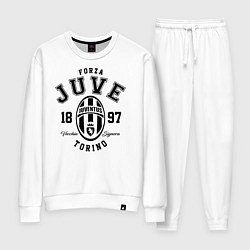 Костюм хлопковый женский Forza Juve 1897: Torino, цвет: белый