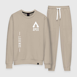 Костюм хлопковый женский Apex Legends Gamer, цвет: миндальный