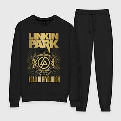 Костюм хлопковый женский Linkin Park: Road to Revolution, цвет: черный