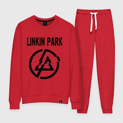 Костюм хлопковый женский Linkin Park, цвет: красный