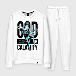Костюм хлопковый женский God of Calamity, цвет: белый