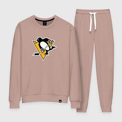 Костюм хлопковый женский Pittsburgh Penguins: Evgeni Malkin, цвет: пыльно-розовый