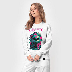 Костюм хлопковый женский BFMV, цвет: белый — фото 2