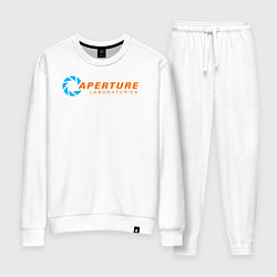 Костюм хлопковый женский Aperture Laboratorie, цвет: белый