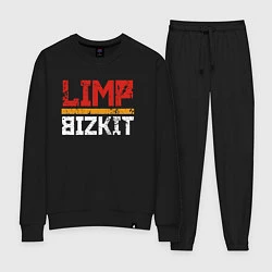 Костюм хлопковый женский LIMP BIZKIT, цвет: черный