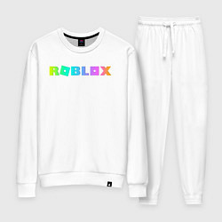 Костюм хлопковый женский ROBLOX, цвет: белый