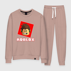 Костюм хлопковый женский ROBLOX, цвет: пыльно-розовый