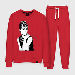 Женский костюм Одри Хепбернхлопок