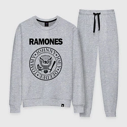 Костюм хлопковый женский RAMONES, цвет: меланж