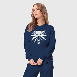 Костюм хлопковый женский Ведьмак, цвет: тёмно-синий — фото 2