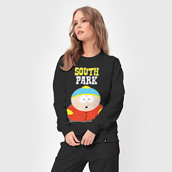 Костюм хлопковый женский SOUTH PARK, цвет: черный — фото 2