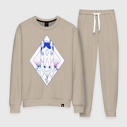 Костюм хлопковый женский BoJack Horseman, цвет: миндальный