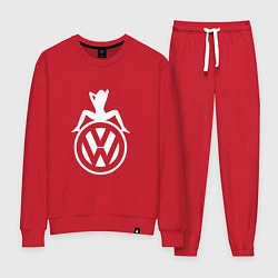 Костюм хлопковый женский Volkswagen Girl Z, цвет: красный