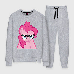 Костюм хлопковый женский Pinky Pie hipster, цвет: меланж