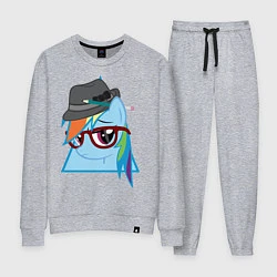 Женский костюм Rainbow Dash hipster