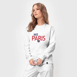 Костюм хлопковый женский PSG We Are Paris 202223, цвет: белый — фото 2