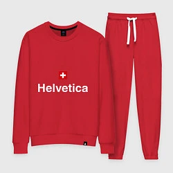Женский костюм Helvetica Type