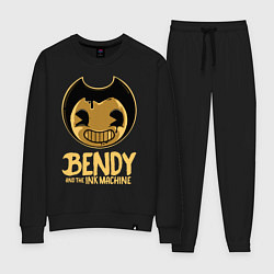 Костюм хлопковый женский Bendy And The Ink Machine, цвет: черный