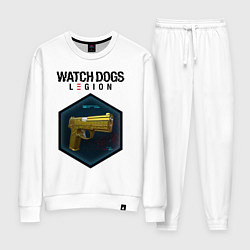 Костюм хлопковый женский Watch Dogs Legion, цвет: белый