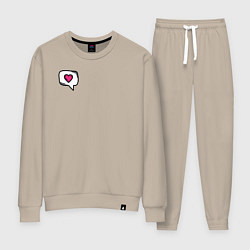 Женский костюм Сердце