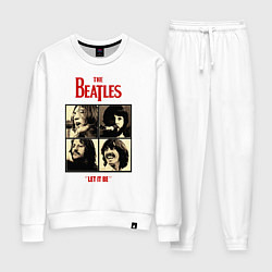 Костюм хлопковый женский The Beatles LET IT BE, цвет: белый