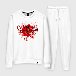 Костюм хлопковый женский Cannibal Corpse, цвет: белый
