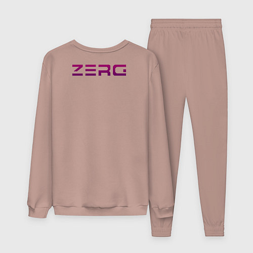 Женский костюм Zerg logo Purple / Пыльно-розовый – фото 2