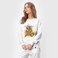 Костюм хлопковый женский Lets Rock Horse, цвет: белый — фото 2