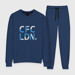 Костюм хлопковый женский FC Chelsea CFC London 202122, цвет: тёмно-синий