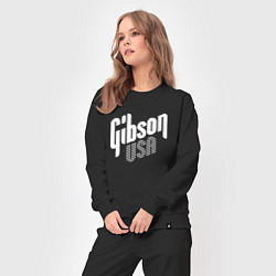 Костюм хлопковый женский GIBSON USA, цвет: черный — фото 2