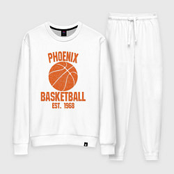 Костюм хлопковый женский Phoenix Basketball, цвет: белый
