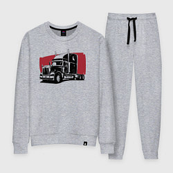 Женский костюм Truck red