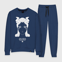 Костюм хлопковый женский Акаша из Доты 2, цвет: тёмно-синий