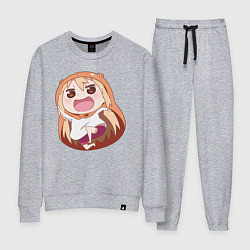 Костюм хлопковый женский Umaru, цвет: меланж