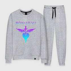 Женский костюм BON JOVI NEON LOGO HEART